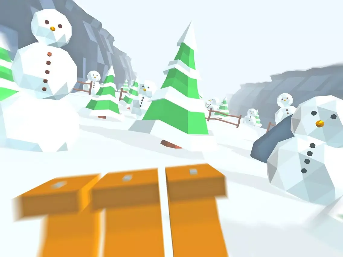 Sleigh Rider - Winter adventure iPad  스크린샷