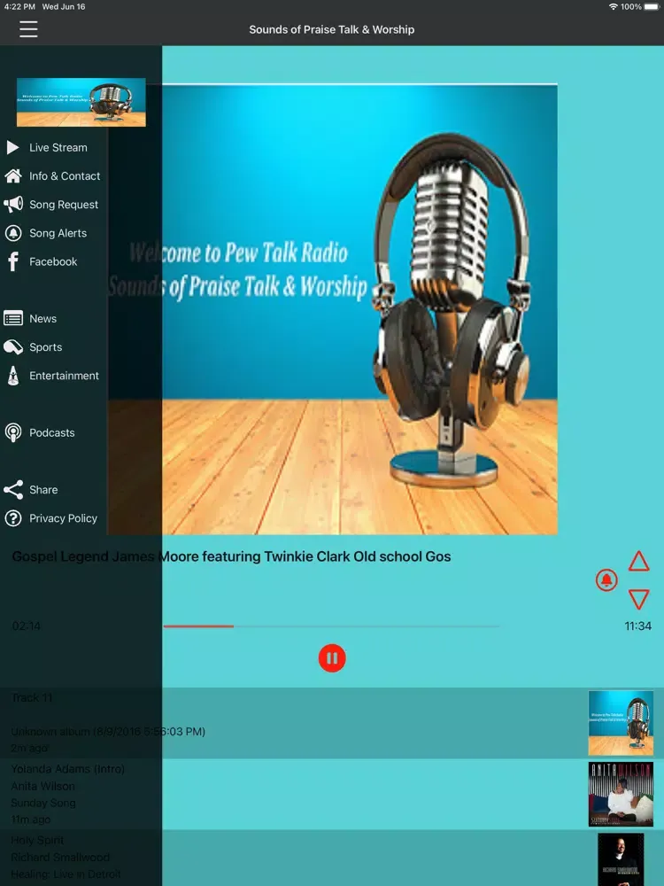 PEW TALK RADO iPad 应用截图
