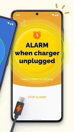 ภาพหน้าจอของ Battery Life Monitor and Alarm