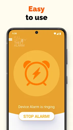 ภาพหน้าจอของ Battery Life Monitor and Alarm