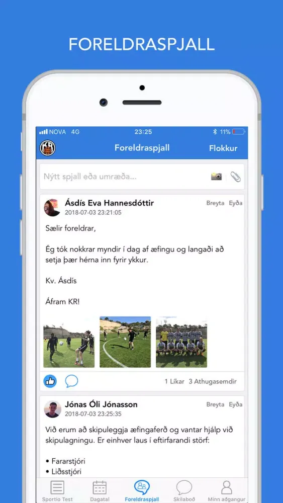 Screenshot di Sportio