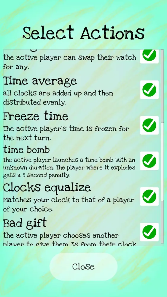 ภาพหน้าจอของ Speedo Cardgame