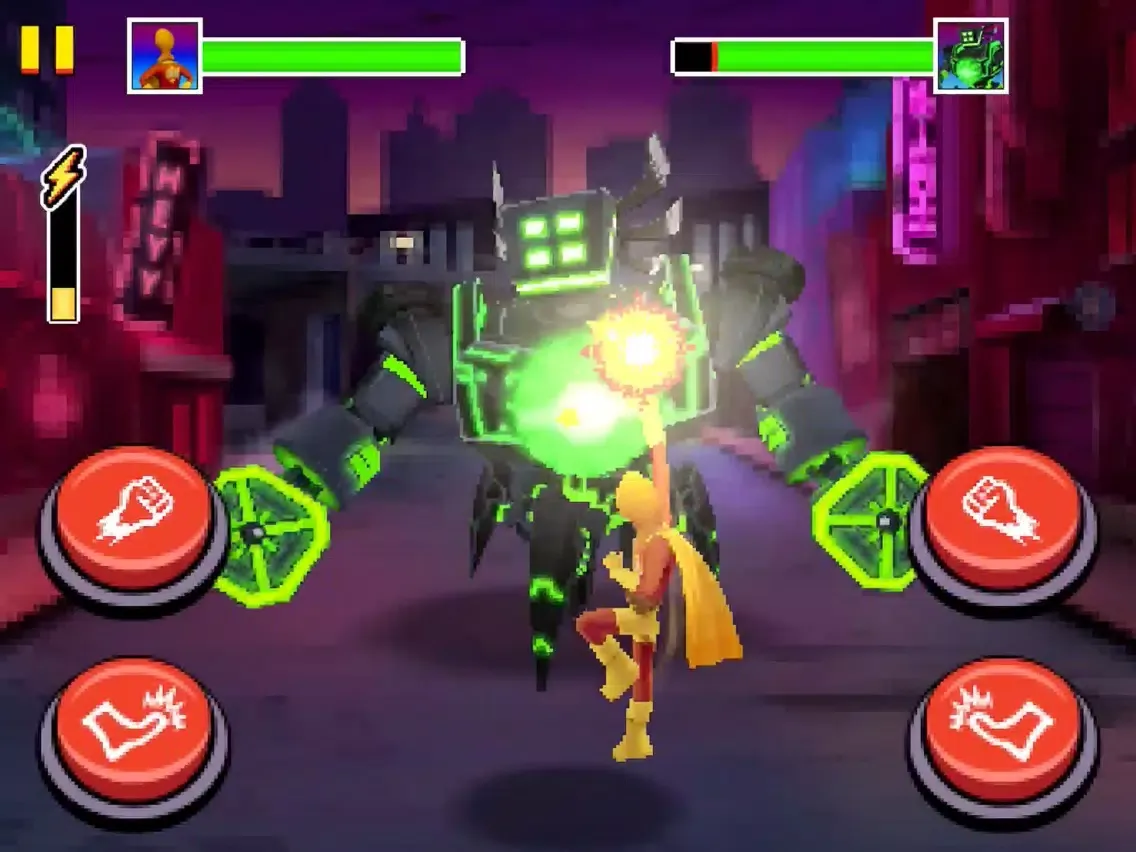 Tangkapan layar Goldfish Robot Crunchers iPad 