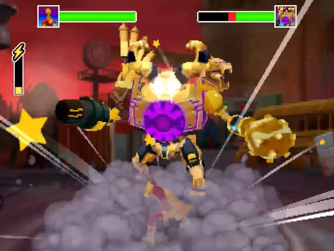 Tangkapan layar Goldfish Robot Crunchers iPad 