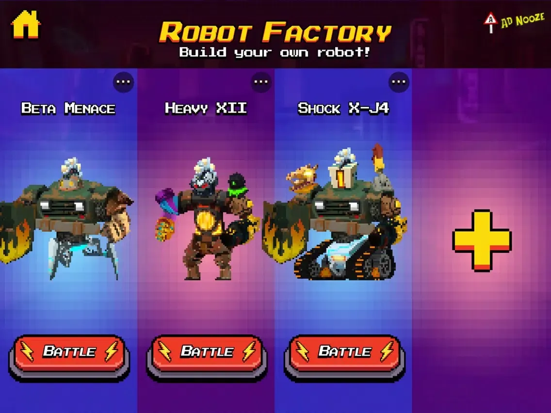 Tangkapan layar Goldfish Robot Crunchers iPad 