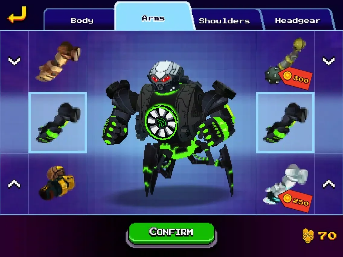 Tangkapan layar Goldfish Robot Crunchers iPad 