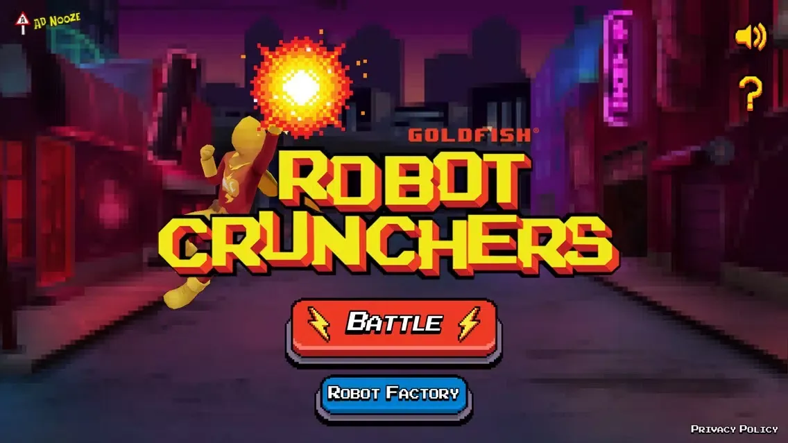 Tangkapan layar Goldfish Robot Crunchers