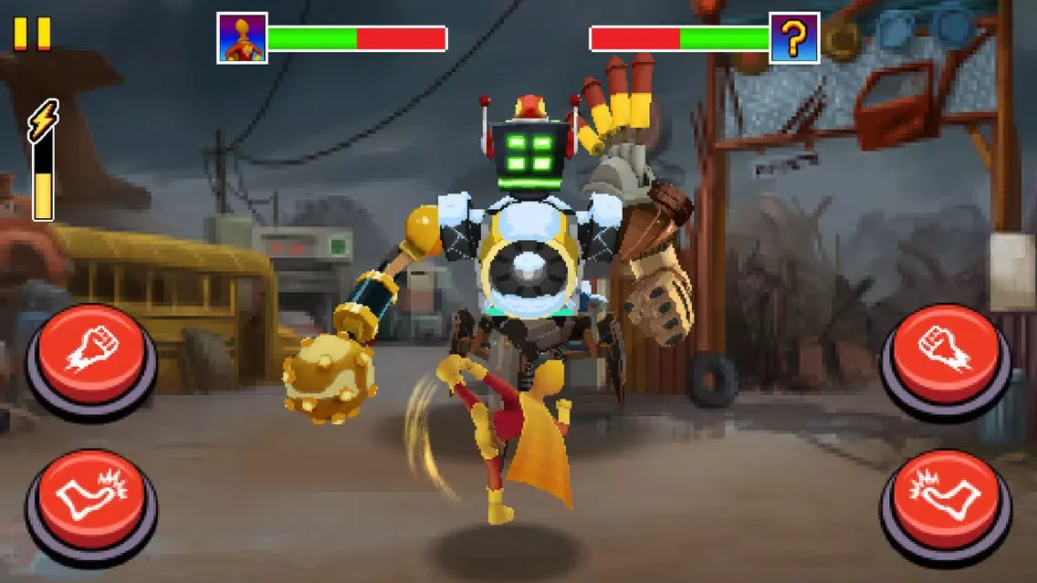 Tangkapan layar Goldfish Robot Crunchers