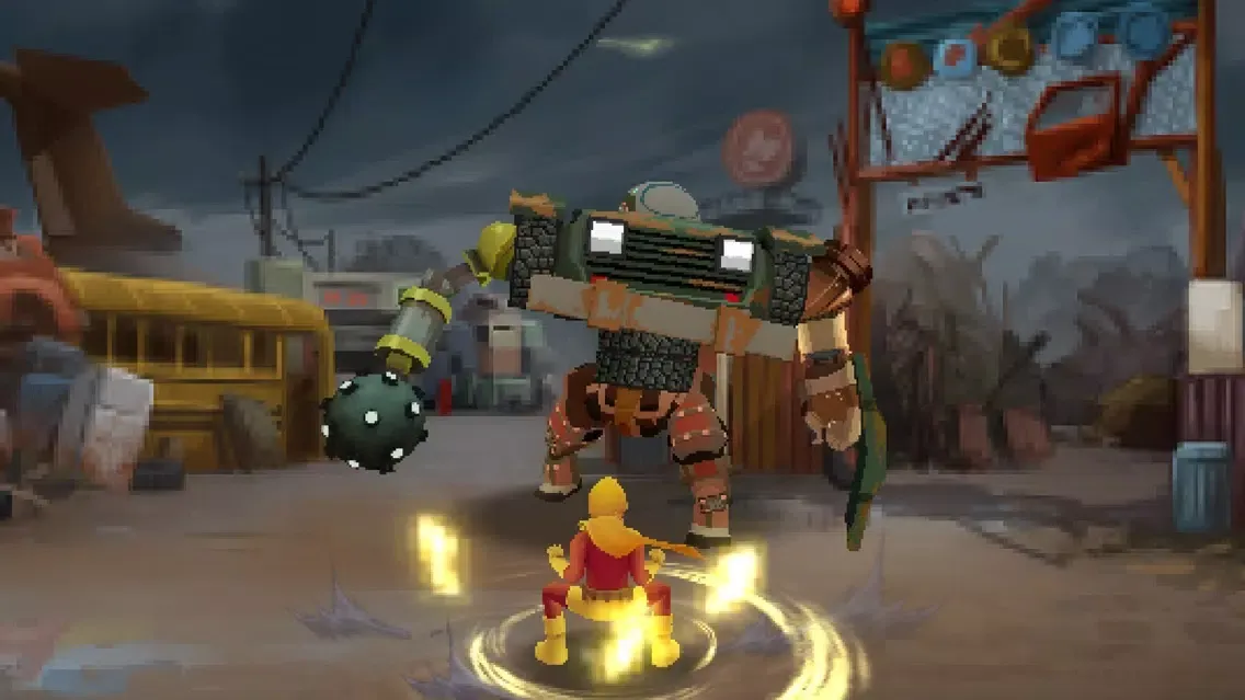 Tangkapan layar Goldfish Robot Crunchers