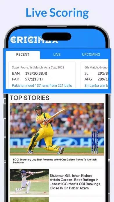 Live Cricket TV HD: Streaming应用截图
