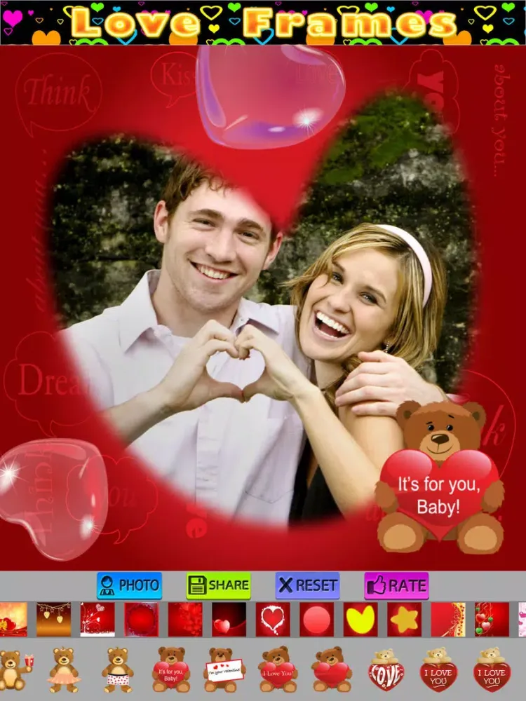 Ảnh chụp màn hình của Love Poster :) iPad 