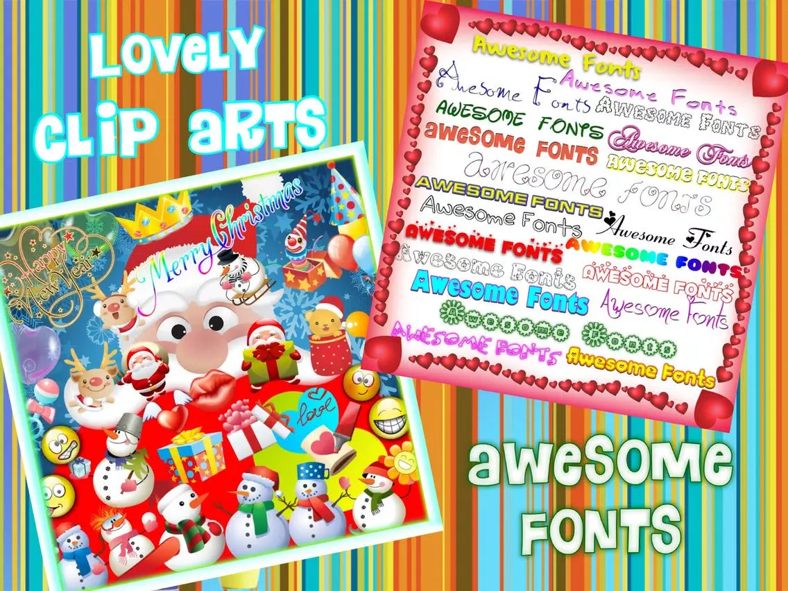 ภาพหน้าจอของ Xmas Frames :) iPad 