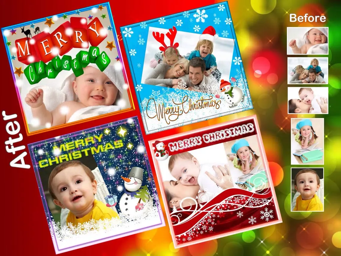 ภาพหน้าจอของ Xmas Frames :) iPad 