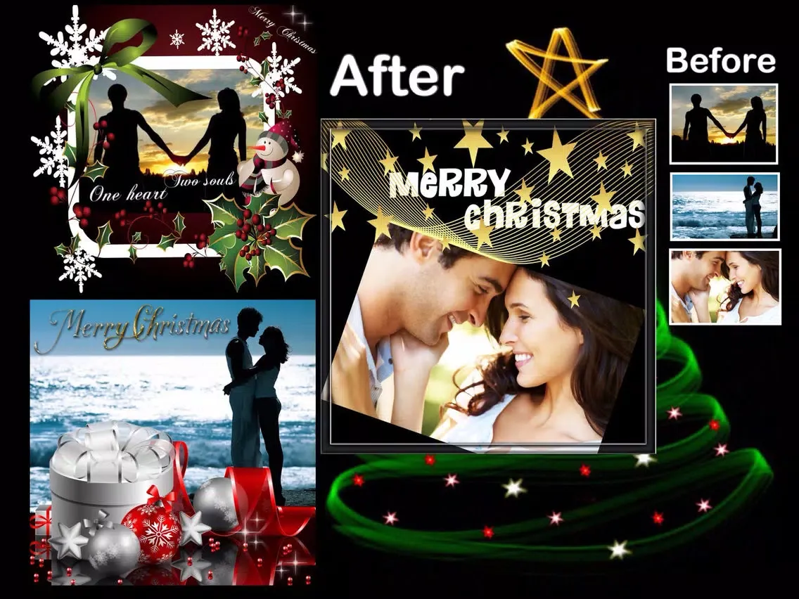 ภาพหน้าจอของ Xmas Frames :) iPad 