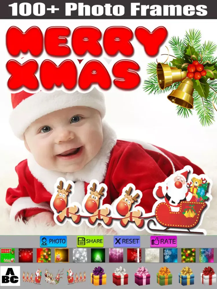 Photo Frames : Christmas Edition iPad  Screenshots