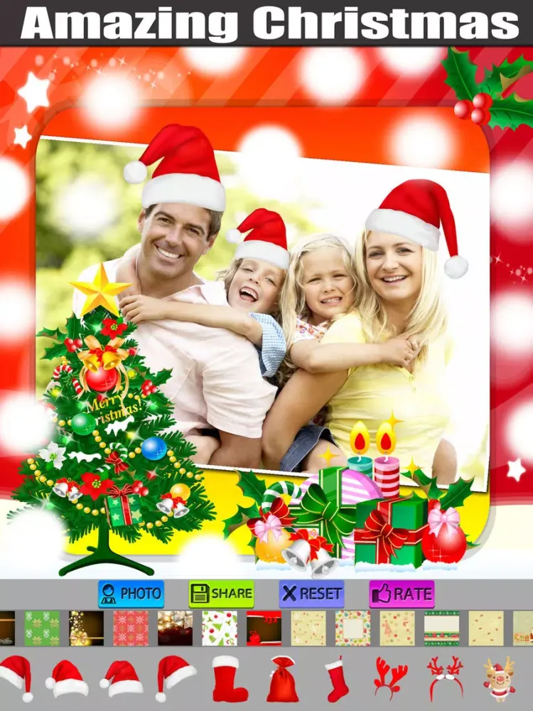 Photo Frames : Christmas Edition iPad  Screenshots