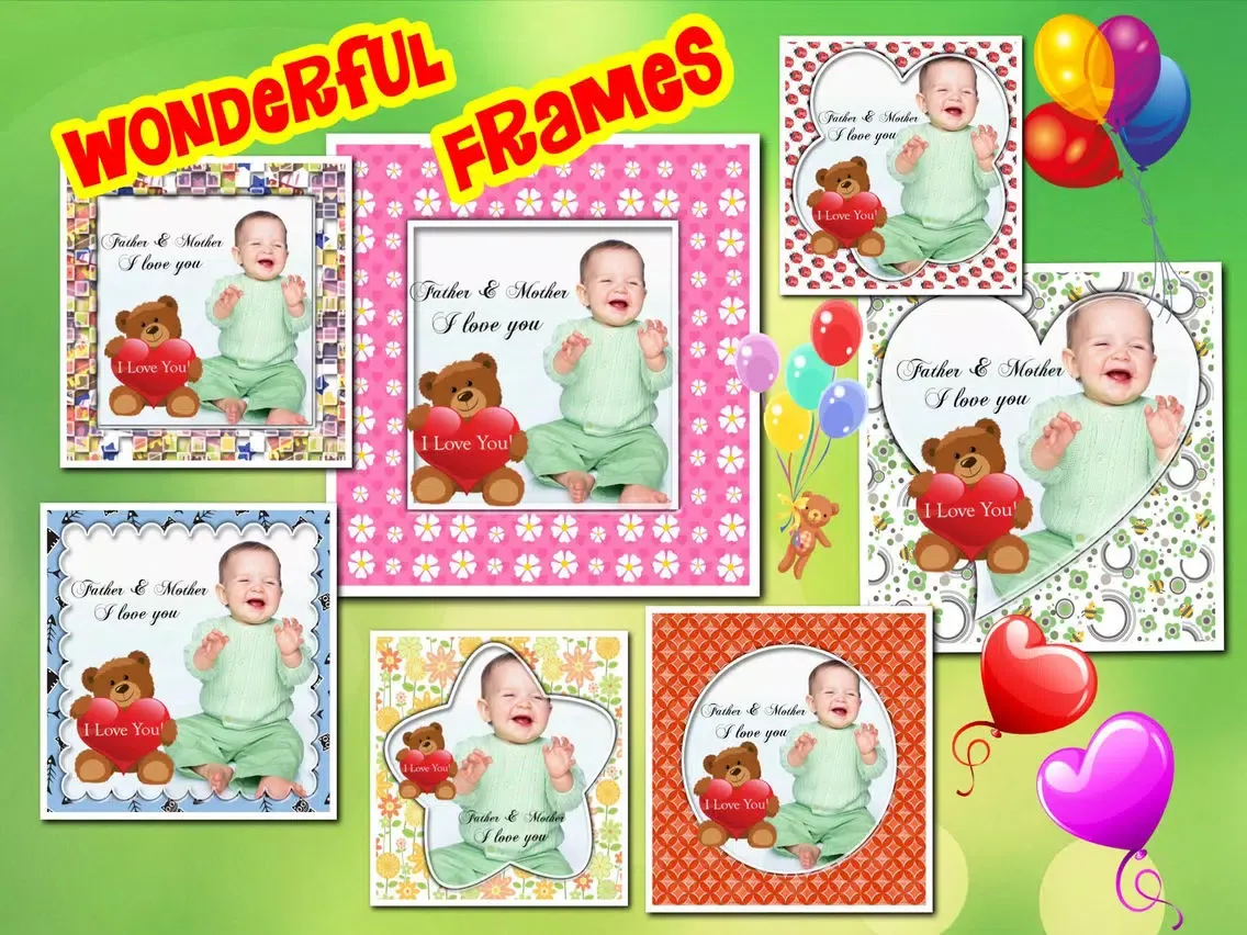 Photo Frames And Borders (HD) iPad 应用截图