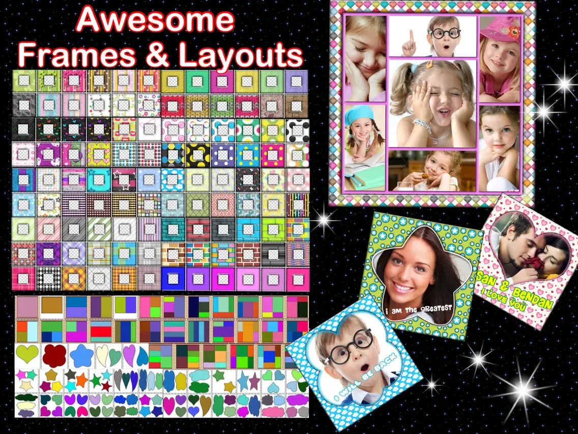Photo Frames And Borders (HD) iPad 应用截图