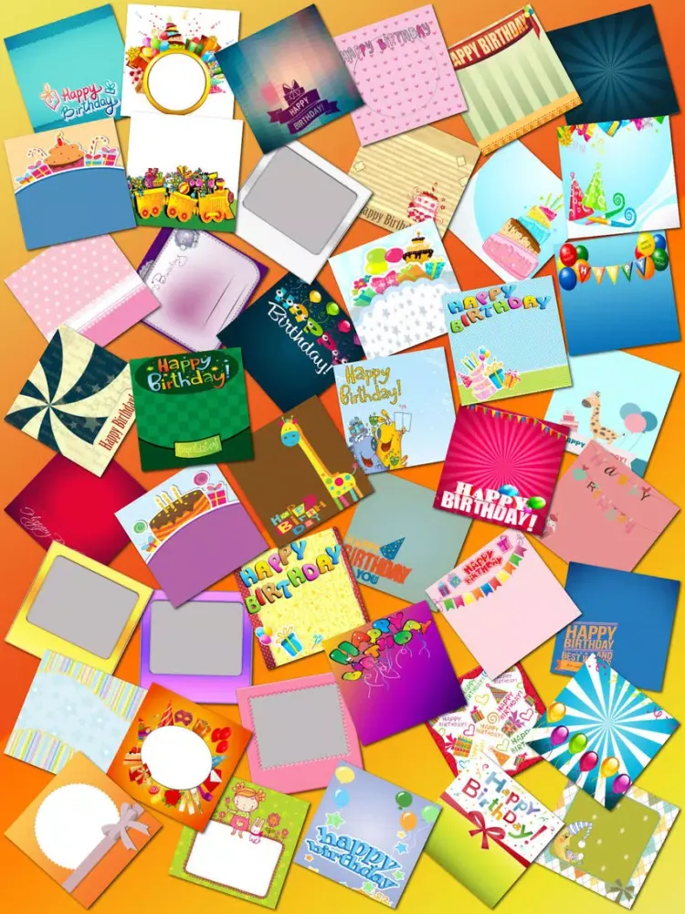 Happy Birthday Posters and Stickers iPad  স্ক্রিনশট