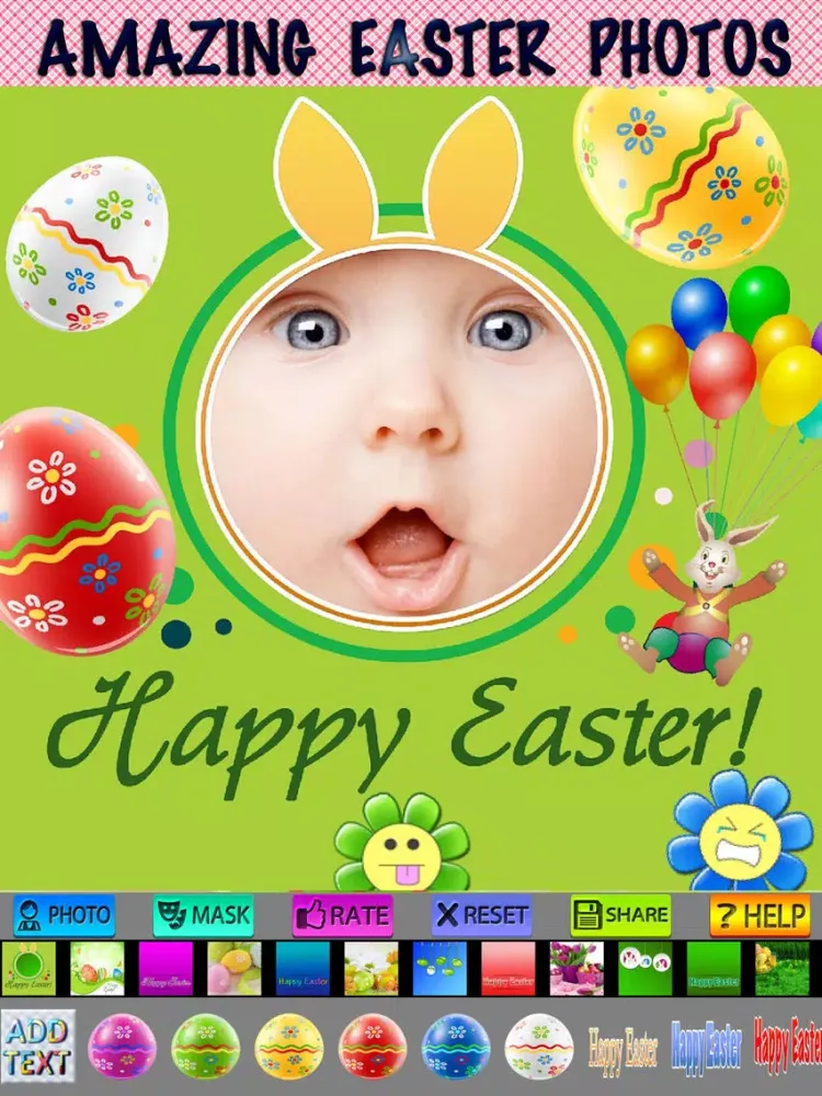 Easter Picture Frames HD iPad  Screenshots
