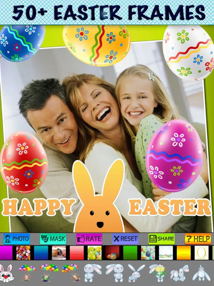 Easter Picture Frames HD iPad  Screenshots
