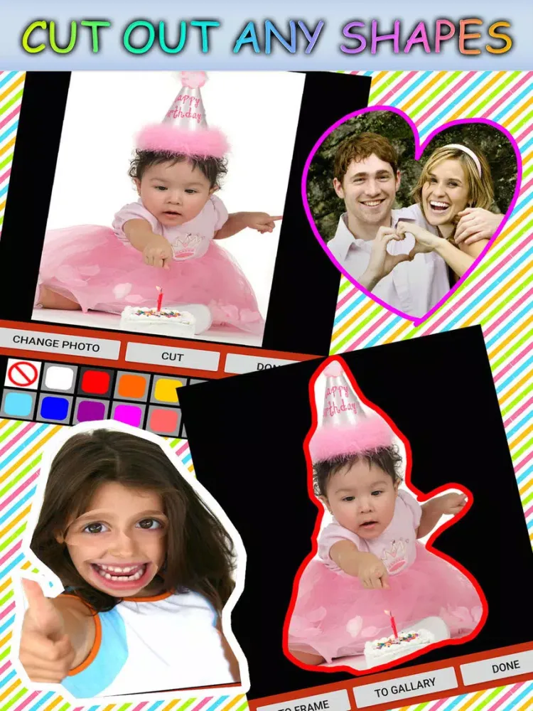 Скриншоты Photo Cut :) iPad 