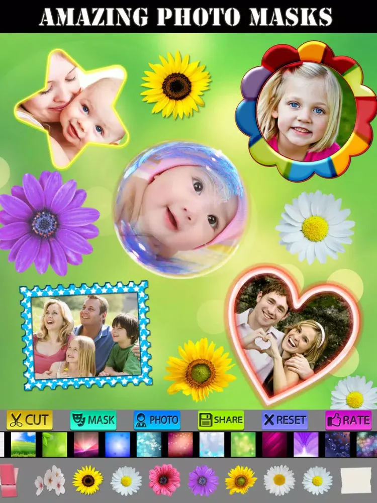 Скриншоты Photo Cut :) iPad 
