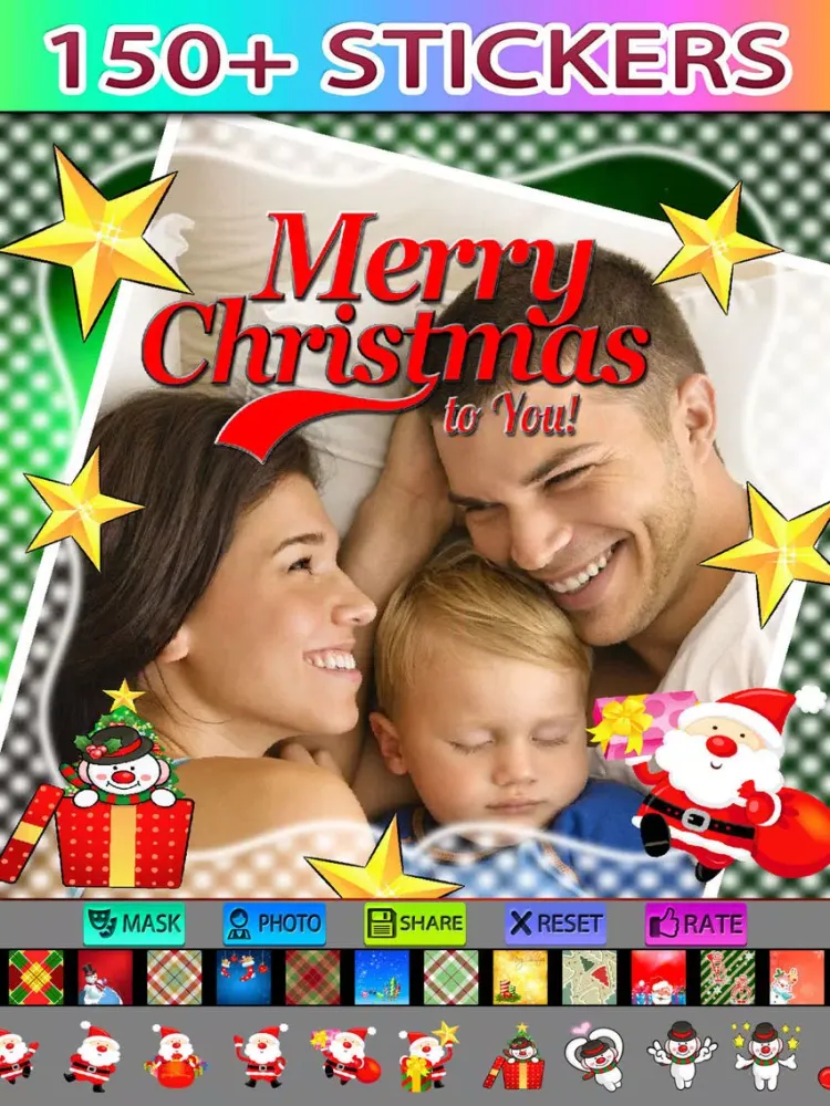 Christmas Photo Frames and Masks iPad  스크린샷