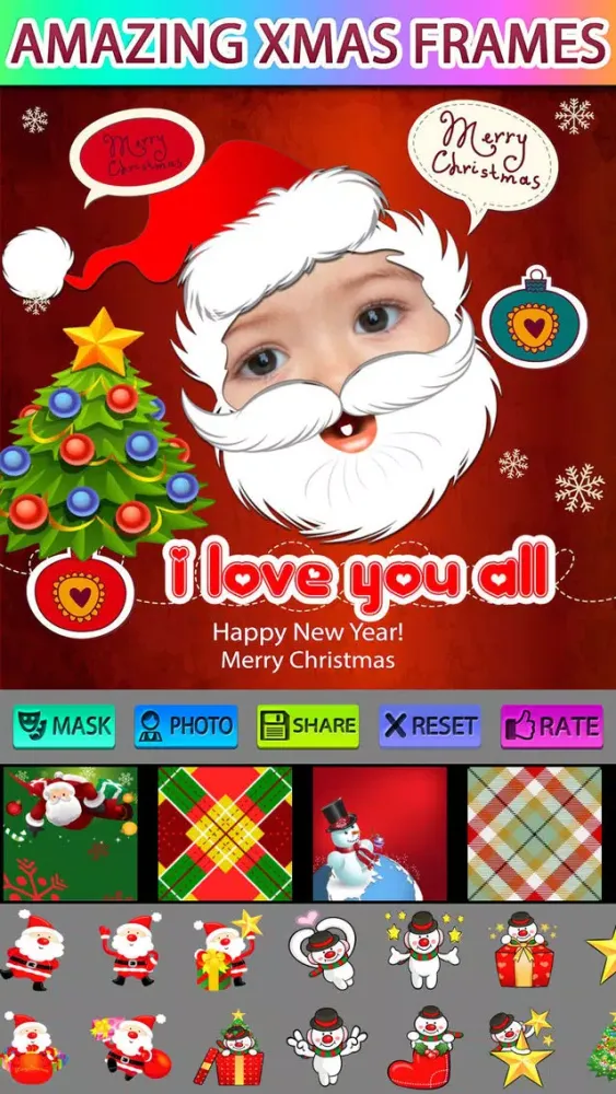 Christmas Photo Frames and Masks 스크린샷