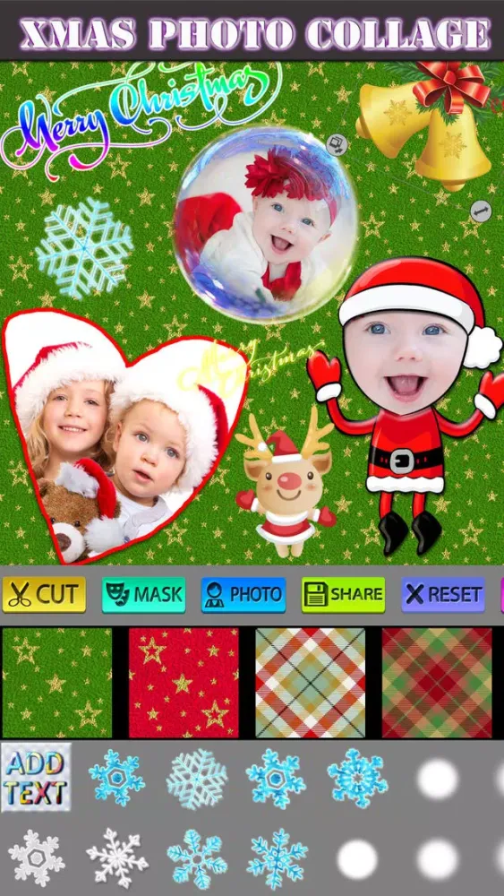 ภาพหน้าจอของ Christmas Photo Collage HD