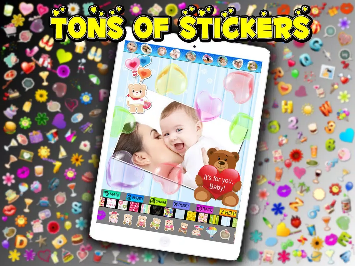 Captures d'écran de Photo Frames and Bubbles iPad 