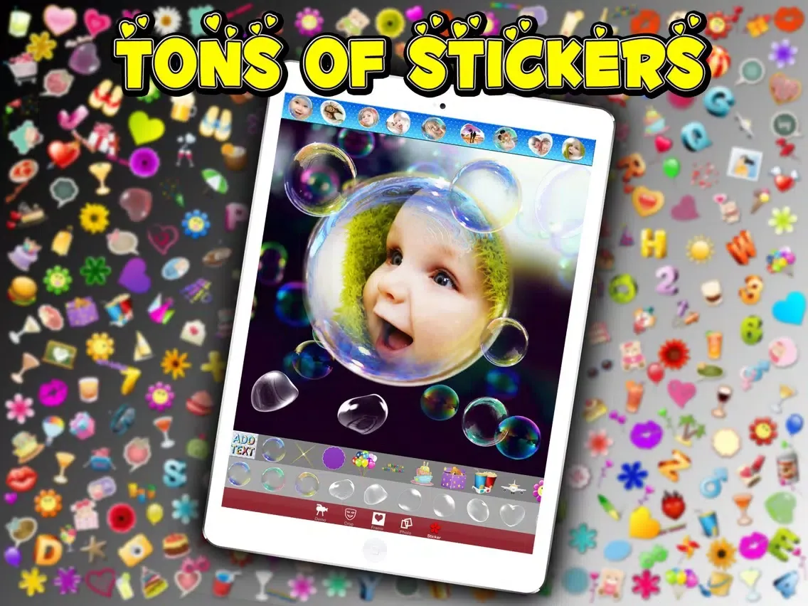 Capturas de pantalla de Photo in Bubbles iPad 