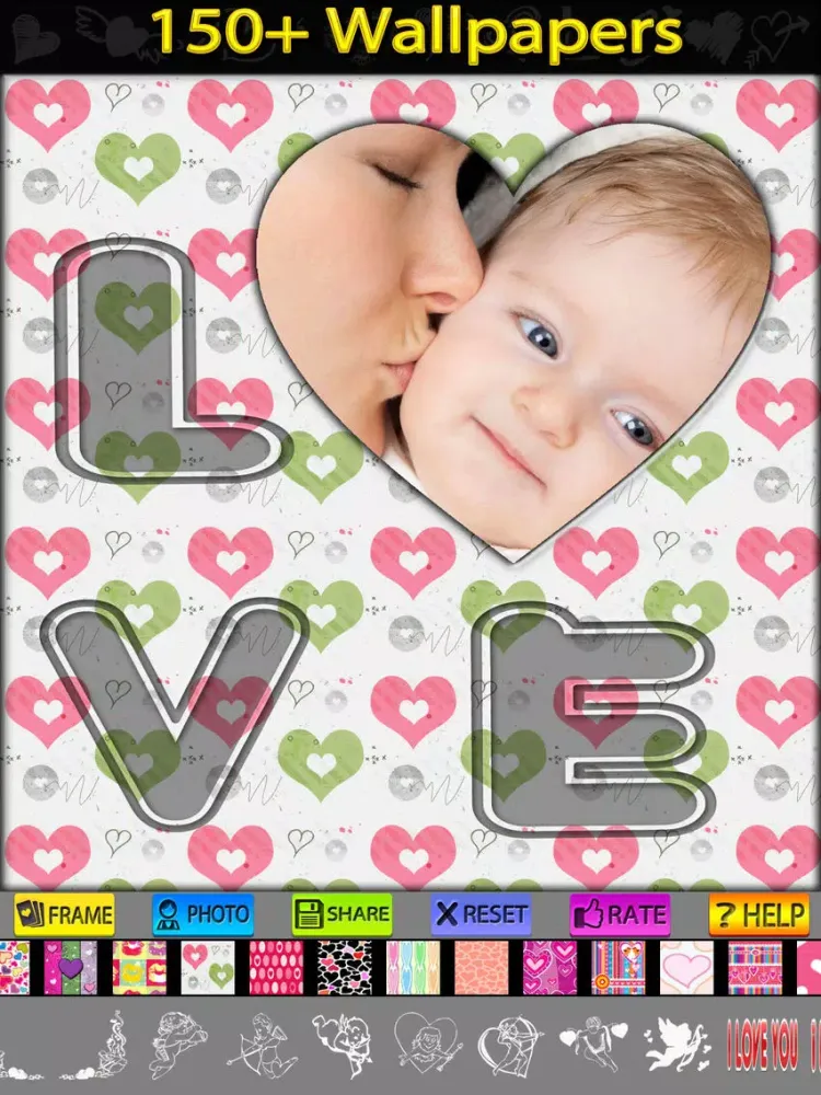Love Greeting Cards and Stickers iPad  स्क्रीनशॉट