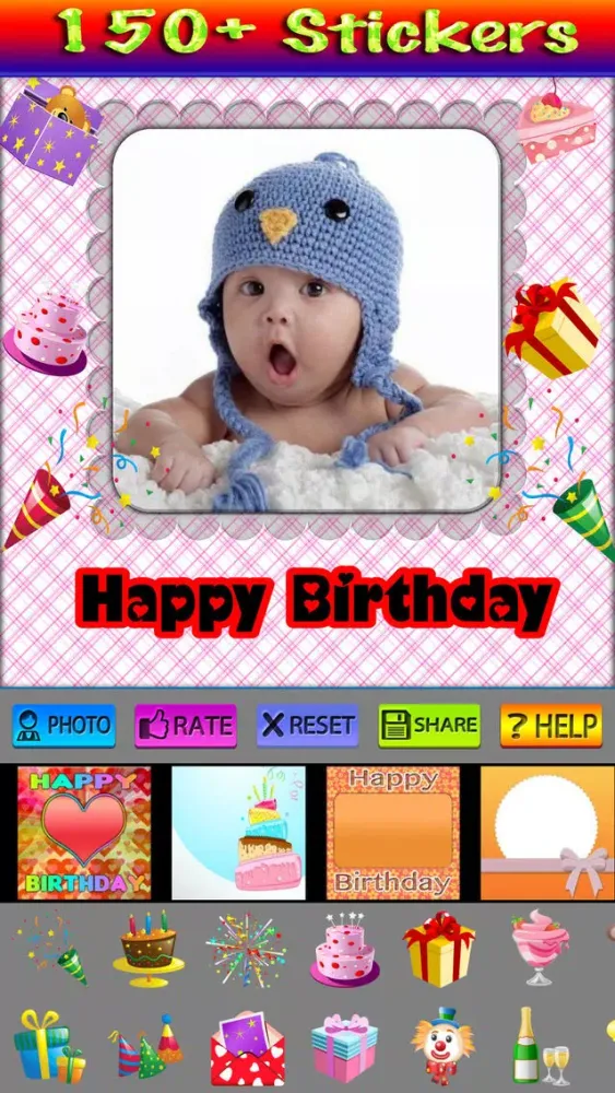 Happy Birthday Card and Poster سکرین شاٹس