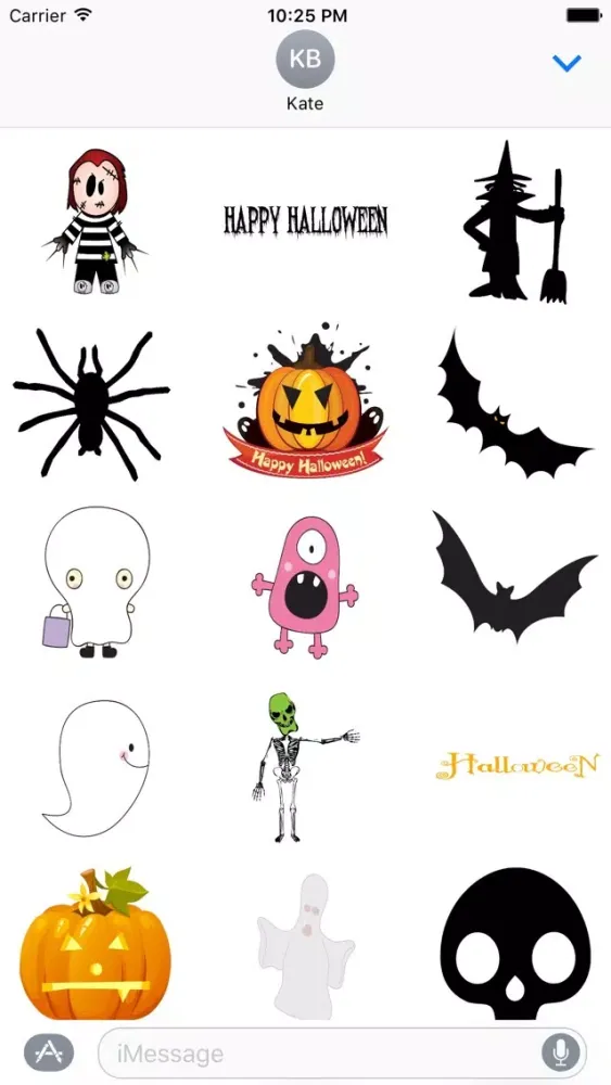 Скриншоты Halloween Stickers and Labels
