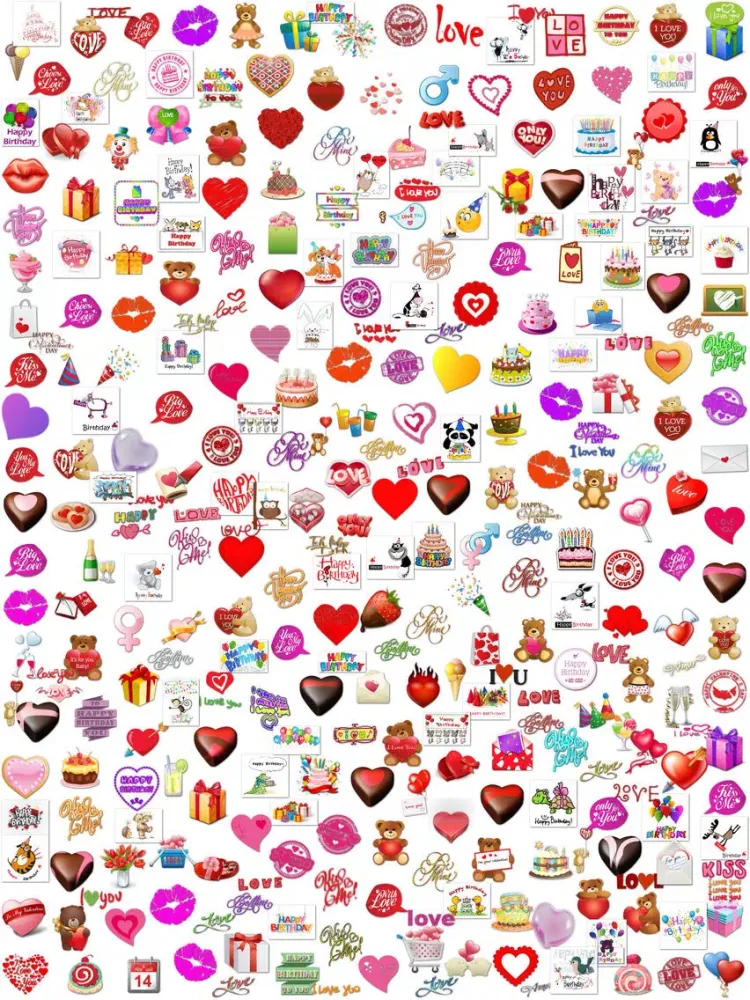 Capturas de pantalla de Birthday Stickers and Smiley for iMessage iPad 
