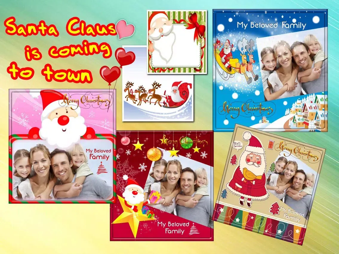 Capturas de tela do Xmas Photo Frames HD iPad 