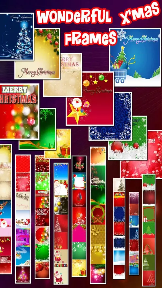 Capturas de tela do Xmas Photo Frames HD