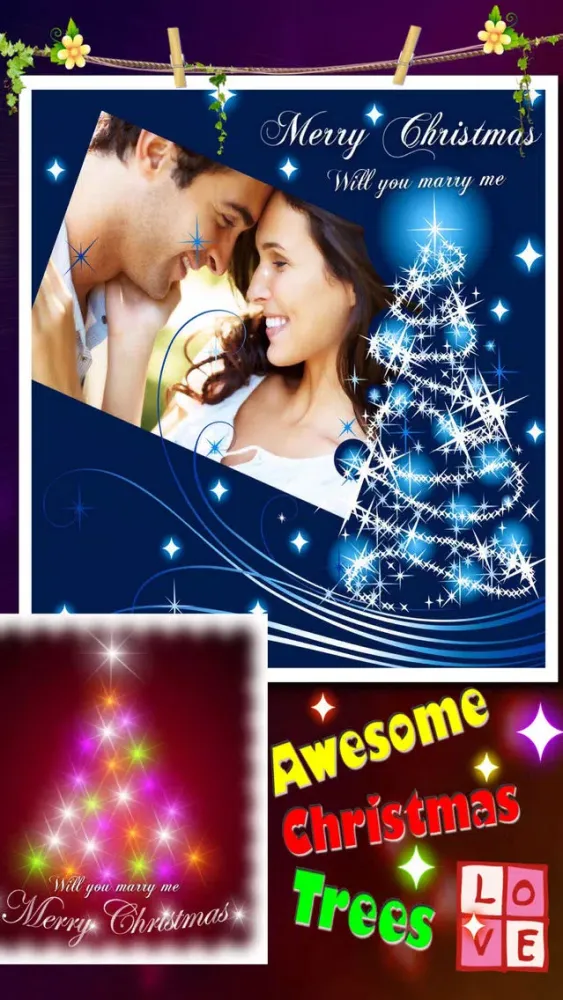 Capturas de tela do Xmas Photo Frames HD
