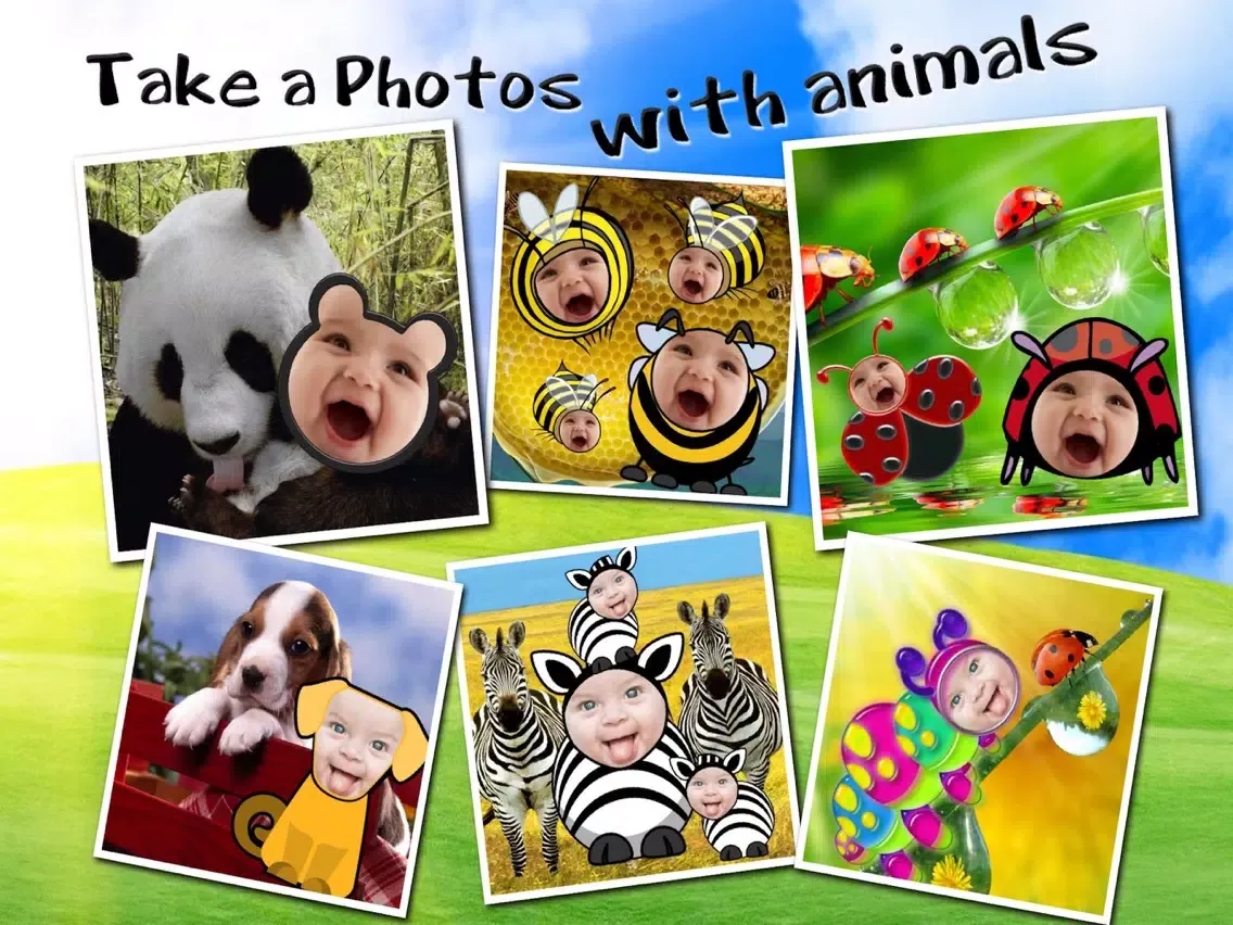 Baby Faces Photo Frames and Stickers iPad  سکرین شاٹس