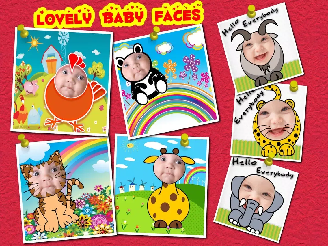 Baby Faces Photo Frames and Stickers iPad  سکرین شاٹس