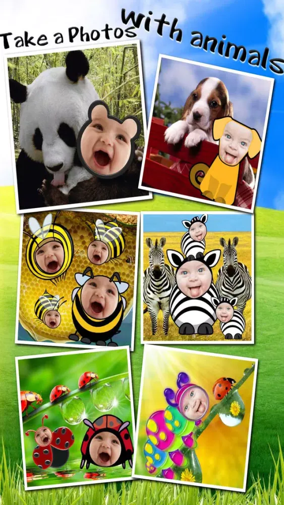 Baby Faces Photo Frames and Stickers سکرین شاٹس