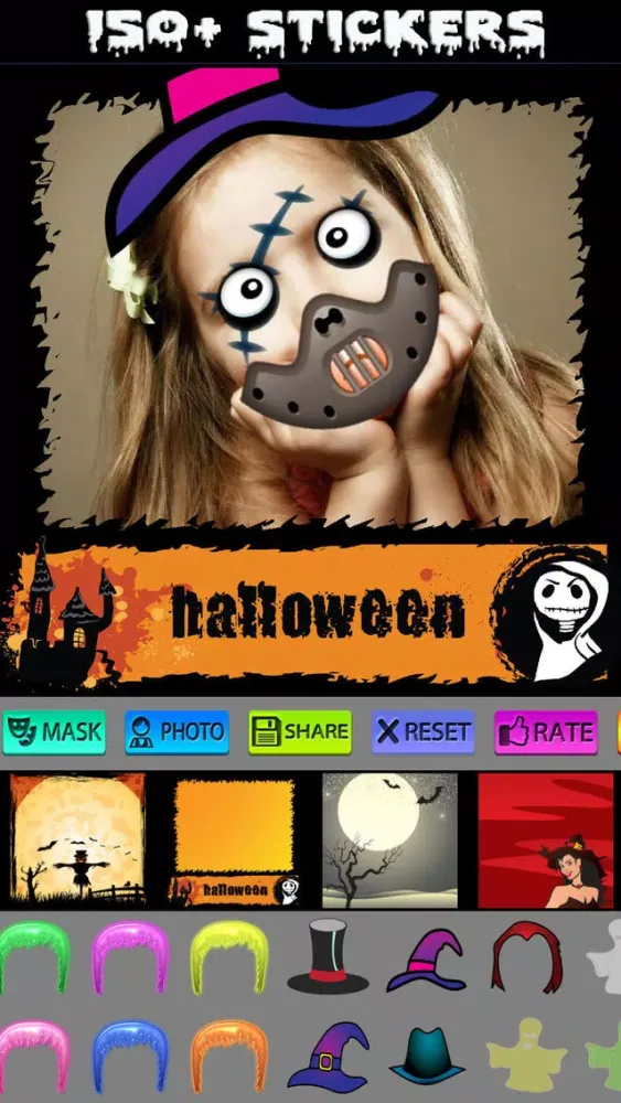 Happy Halloween Cards and Frames Ekran Görüntüleri