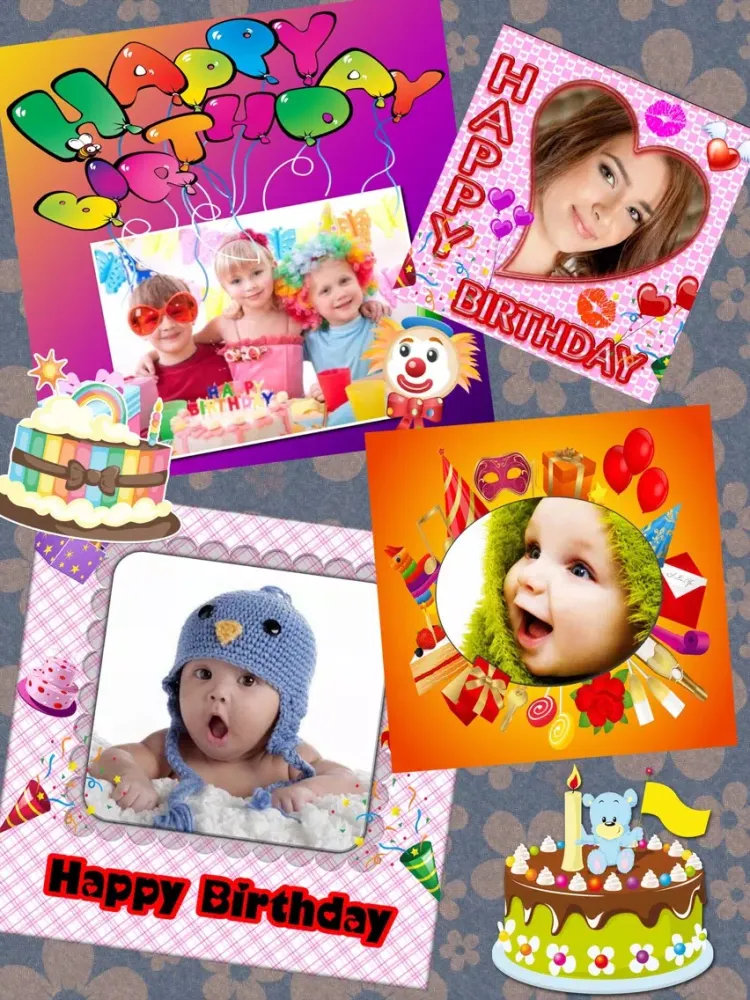 Ảnh chụp màn hình của Birthday Frames and Stickers iPad 