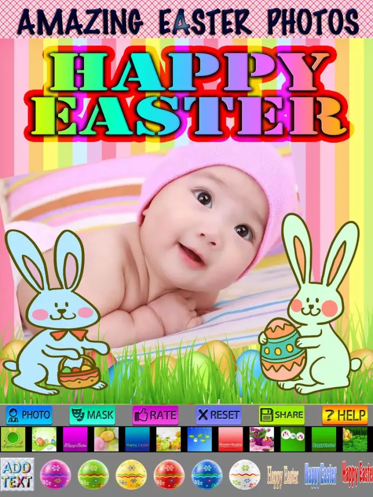 Happy Easter Photo Frames :) iPad  Screenshots