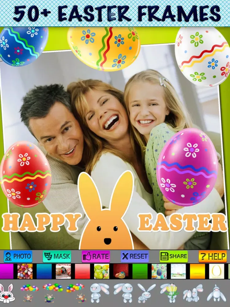 Happy Easter Photo Frames :) iPad  Screenshots