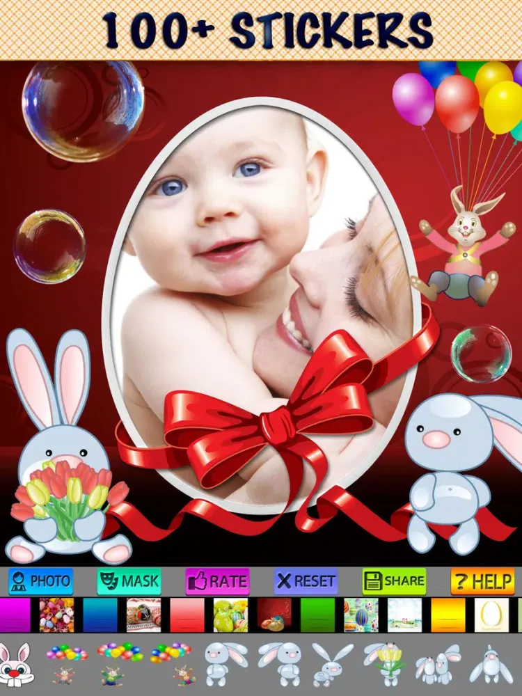 Happy Easter Photo Frames :) iPad  Screenshots