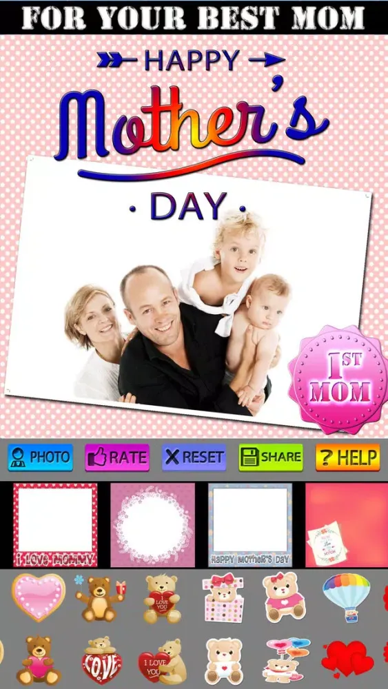 Ảnh chụp màn hình của Mother's Day Photo Frames and Posters