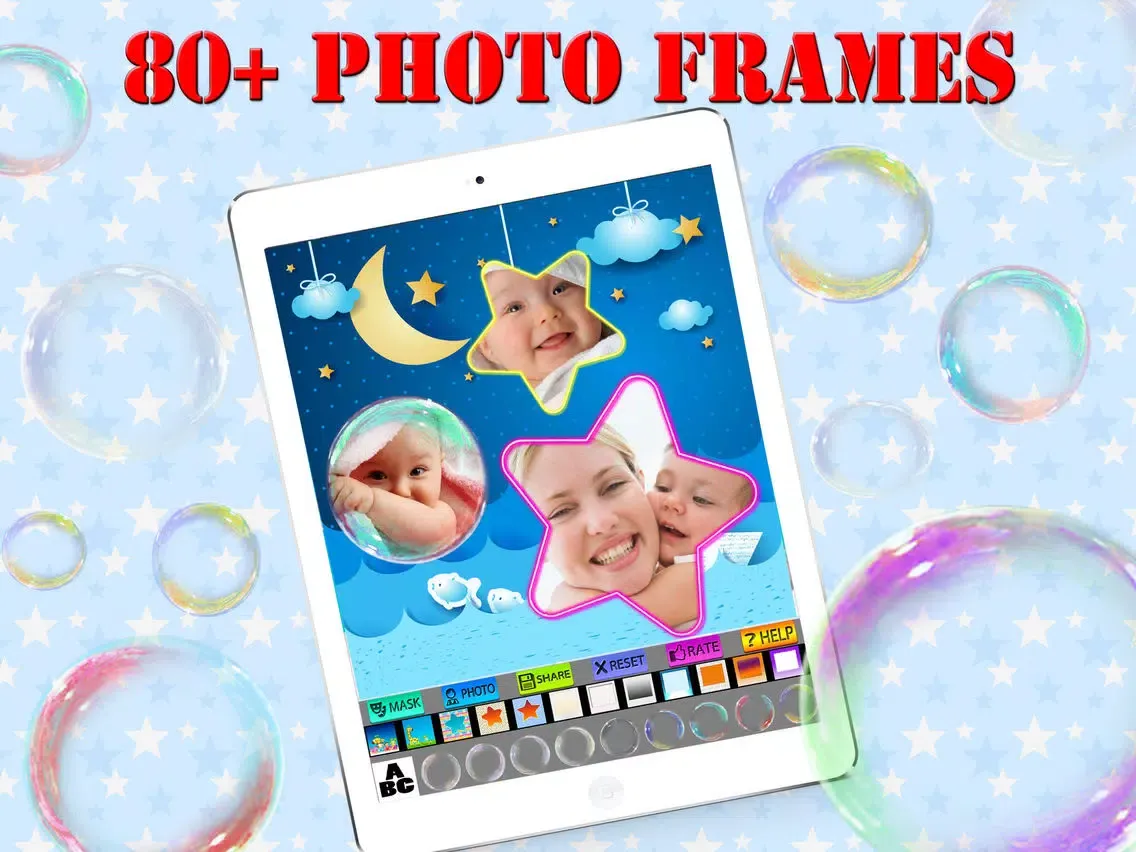 Capturas de tela do Baby Posters iPad 
