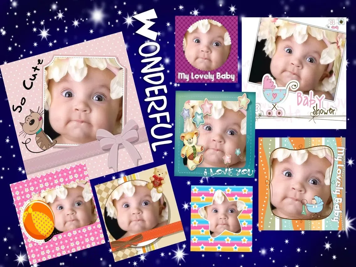 Capturas de tela do Baby Posters iPad 